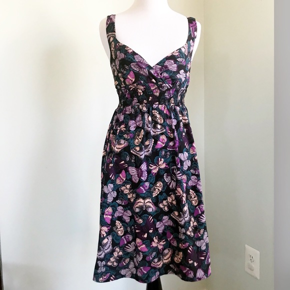 H&M Dresses & Skirts - H&M Butterfly Purple Sundress Size 4